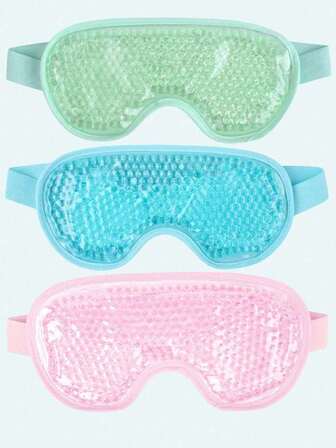 1个眼部按摩冰袋，清凉眼罩凝胶眼罩，可重复使用冷敷眼罩，缓解眼部浮肿，眼部冰敷眼罩，偏头痛，圣诞节，情人节，母亲节礼物