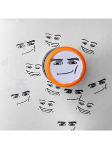 1pc Random Color Stamp Shell - Cute & Fun Black Ink Stamp - Funny Stamp - Suitable For Daily Office Use, Labels And Indication Stamps, Fun Gifts, Christmas Gifts, Katseye, Fun Gifts (No Ink) - Multicolor - View 4