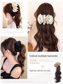 High Ponytail Wig Banana Clip New Wavy Curly Hair Clip Hairpiece Ponytail Hair Accessory