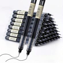 10/20pcs Quick-Drying 0.5mm Liquid Gel Pens, Black And Red Ink Ballpoint Pens For Office Signature, Back To School Supplies, Student Stationery