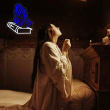 1 Stück Neon-Kreuz-Dekorationslicht, USB-betrieben, geeignet für Feiertage, Weihnachten, Zimmer, Schlafzimmer, Bar, Café, Männerhöhle, Kirchendekoration - polychromatisches Licht - Übersicht 11