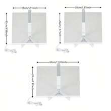 Acrylic Whiteboard With LED Lights And Bracket For Illuminated Notes, LED Letter Message Board With 7-Color Marker Pen Suitable For Offices, Schools, And Homes. Two Types Of Brackets Are Randomly Provided