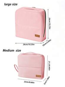 New Large-Capacity Cosmetic Bag, Multi-Functional Leather Upright Cosmetic Bag, Parallel Travel Cosmetic Storage Bag, Portable Waterproof Cosmetic Toiletry Bag.,Gifts For Women,Christmas Gifts,Gift Ideas For Women - Multicolor - View 12