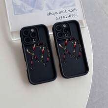 Fundas de Teléfono con Grafiti del Rapero XO para iPhone 16, 15, 14, 13, 12, 11 Pro Max, X, XR, XS MAX y 8 Plus - Carcasa Trasera Suave Antigolpes de TPU - Color mezclado 1 - Ver 1