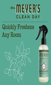 MRS MEYER'S CLEAN DAY Room And Air Freshener Spray, Non-Aerosol Spray Bottle Infused With Essential Oils, Rain Water, 8 Fl Oz - Pack Of 3 - ColorD - 查看 5