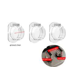 TWO DADS 1/2/3个装大号炉灶旋钮盖，安全双钥匙设计，升级通用尺寸燃气旋钮盖，直径52 x 45毫米，最小旋钮间距63毫米。