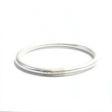1 chiếc vòng tay thạch PVC kim loại màu thạch, thời trang cho phụ nữ đeo khi đi nghỉ ở bãi biển - Màu thạch 5mm - Xem 15