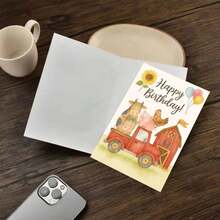 بطاقة تهنئة يول "بركات يول والفرح الاحتفالي" مع مغلف - تصميم يول الاحتفالي، مثالي لاحتفالات يول، مناسب لأصدقاء وعائلة الوثنيين، بطاقة تهنئة عيد