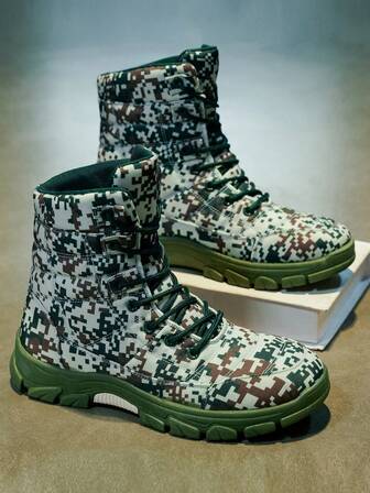 Herrsnökängor, nya höga vinterkängor med tjock pälsfodring och varma stövlar, läderstövlar med tjock sula och halkfria, vandringsskor för utomhusbruk med roterande knappdesign, klassiska stövlar med pälskrage till mitten av vaden, halkfria tjocka sular, superköldtåliga, is- och snövärldens viktigaste vintersnökängor för män