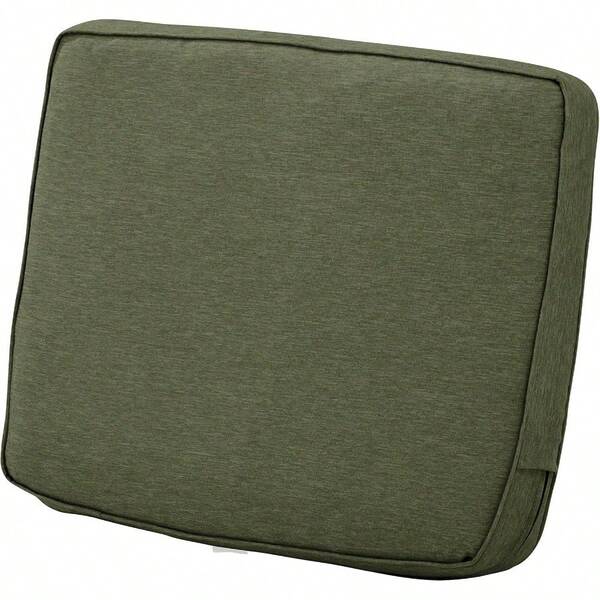 Classic Accessories Montlake Patio Furniture Cushion 19" W X 20" H X 4" Thick Heather Fern