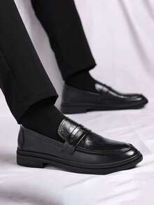 Men Loafers - Black - View 4