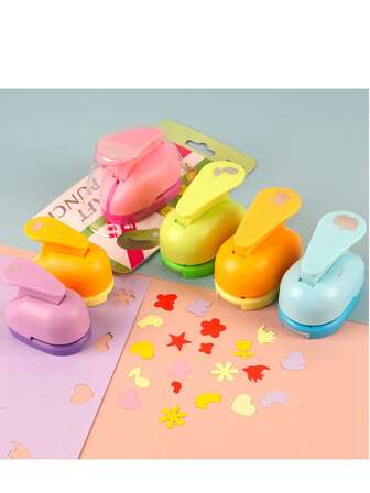 1件装创意压花模具DIY压花工具，轻松易上手，寓教于乐，多图案压花套装，心形，适合情人节、婚礼、告白等场合