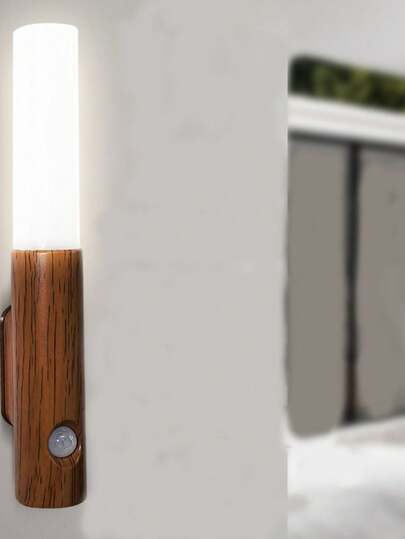 New Magnetic Rechargeable Wand Light, Motion Sensor Night Charging Bedside Lamp, Slimme Human Body Induction Self Adhesive Hill Atmosphere Lamp Bedroom, Indoor, Outdoor, Balcony, Staircase view 2