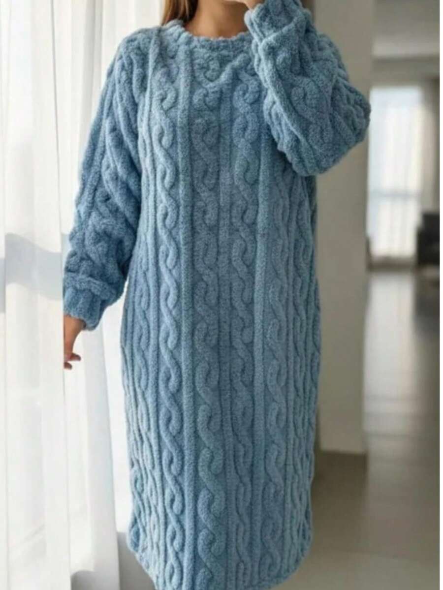 Women Lounge Robes - Dusty Blue - View 1