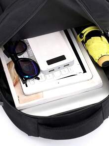 女士多功能尼龙背包，可装15.6英寸笔记本电脑，多口袋设计，轻便易携，通勤必备，适合学生、护士、教师、商务人士等。 - 彩色 - 查看 9