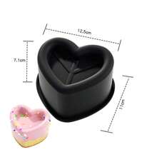 Non-Stick Silicone Baking Molds, Square, Star, Heart, Flower Cake Molds, Suitable For Pudding, Mousse, Chocolate, Jelly, Pancake, Bread, Cheesecake And Other Baking, Can Be Used As Fancy Cake And Pastry Molds, Valentine's Day Party, Home Decor, Home Gifts - SKU Image Color - View 7