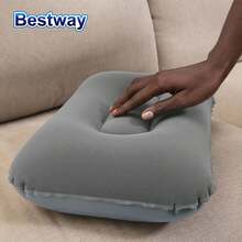 Bestway 67121 Camping Inflatable Pillow, Ultralight Camping Pillow, Blow Up Pillow, Camping Travel Pillow For Camping, Hiking, Home Office, Sleeping, Neck And Head Lumbar Support - Blue - View 7
