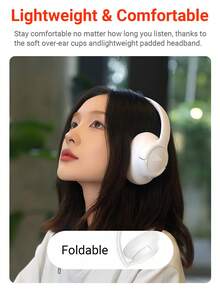 JBL Tune 770NC 自适应降噪智能环境无线头戴式耳机，蓝牙 5.3，快速充电续航时间长达 70 小时，轻巧舒适可折叠设计，全新升级型号 - 黑色 - 查看 10