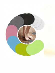 6pcs Waterproof Anti-Slip Stickers For Bathroom And Shower, Transparent Anti-Slip Bathtub Stickers To Prevent Slips In Bathroom, Peva Tape Anti-Slip Stickers, Removable Adhesive Shower Floor Stair Decals - Protect Floors And Steps, Easy To Remove Without Leaking Glue, Suitable For Home Bathrooms And Stair Corridors, Etc. Home Bathroom Decor Fall Decor Back To School