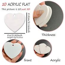 1pcMy Sister, My Friend, One Heart Hanging Ornament, Sister Ornament, Sister Keepsake, Sister Quote Birthday Gift, Heart One Ornament - 1PC - View 4