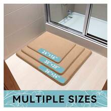 Memory Foam Bath Mat 47x17, Extra Soft And Absorbent Bathroom Mats, Non Slip Washable Carpet For Floor, Shower And Tub, - 多色48 - 查看 8