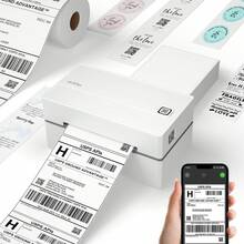 Peripage PB40 Thermal Shipping Label Printer, A Wireless Printer For 4X6 Shipping Labels Designed For Sending Packages, Compatible With Phones And Computers. - 白色 - 查看 1