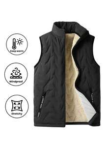Ladies Keep Warm Vest, Fleece Vest, Warm And Fashionable, Suitable For Outdoor Sports, Running, Basketball, Fishing, Travel Wear, Is A Must-Have Clothing For Woman,Winter