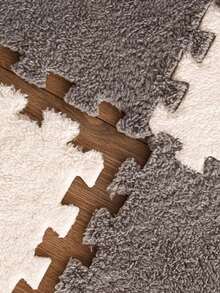 10pcs Foam Play Mats, Square Shape Play Mats With Solid Color, Thickened Interlocking Foam Flooring Tiles, Puzzle Game Mats With 2-Leaf Cross Pattern Foam Floor Tiles, Children Crawling/Yoga Mat, Baby Crawl Mat, Large Carpet