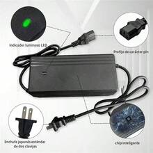 Cargador de bicicleta eléctrica: Modelo 48V20AH - Negro - Ver 1