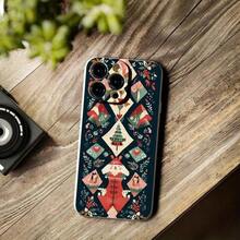 Funda para phone 17 Pro con diseño de nogal agrietado. Compatible con phone 17, 17 Pro, 16 Pro y modelos 11 a 16 Pro/Plus. Incluye soporte. Un excelente accesorio para Halloween. - Colores mixtos 1 - Ver 4