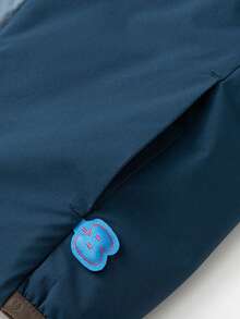 mini bala Kids Magic Cotton Reversible Vest, Warm Triple-Proof Material, 2025 Winter - Dusk Blue - View 8