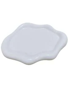 1pc Plastic Jewelry Organizer Tray, Makeup Cosmetic Storage Holder, Eyeshadow Lipstick Brush Organizer, Suitable For Room, Home, Bedroom, Bathroom, Desk, Decor, Unique Gift,Gifts For Women,Christmas Gifts,Gift Ideas For Women - White - View 7