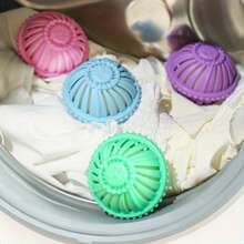 Bola reutilizable para eliminar el cabello para lavadora y secadora, colector de pelo y pelusa de mascotas con agujeros de ventilación y filtro antiatascamiento de colores