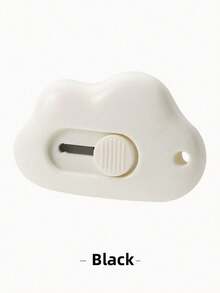 2pcs Mini Cloud-Shaped Utility Knives, Practical & Foldable, Ideal Tool For Opening Letters And Envelopes. Cloud-Shaped Paper Box Is A Portable Cutting Tool With Keyring Hole.