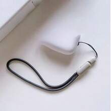 1个装 IMD 红色贝壳图案耳机保护套 - 高品质保护套,带红色爱心挂绳,兼容 2/3/4/1/Pro/Pro(第二代)Pro 3,防震,是送给女孩和青少年的理想礼物 - 紅色 - 查看 9