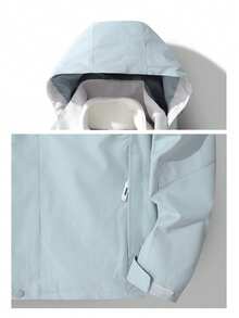 女士户外三合一防风保暖内衬夹克，滑雪服