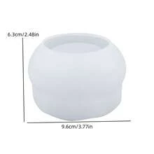 DIY Clay Mold Epoxy Resin Fish Tank Home Decor Jewelry Storage Jar Ashtray Planter Mirror Silicone Mold