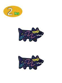 1 set de 2/5 piezas de broches artísticos con diseños de grafiti, animales, colores personalizados, perros geométricos, accesorios creativos para ropa, bolsas, adecuados para equipaje, bolsas, chaquetas, zapatos, sombreros