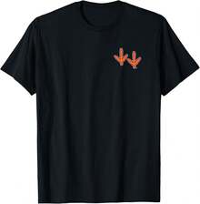 Virginia Tech Hokies Mascot HokieBird Front_Back Black T-Shirt - màu đen - Xem 1