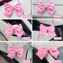 Bowknot Motorcycle Helmet Accessory, Helmet Modification Accessory, Bow Motorcycle Helmet Decoration, Bow-Shaped Auto Body Ornament, Cute & Elegant Fitting For Cars Motorcycles - one-size - View 7