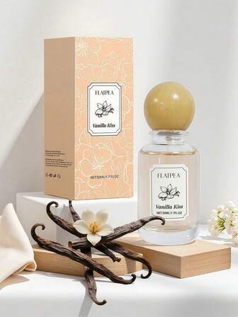 50 ml/1,7 oz Vanilla Kiss doftmist - Oemotståndlig vaniljdoft, lämplig för dagligt bruk hemma och på resor, perfekt julklapp till henne