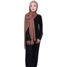 Modal Cotton Hijab Scarf For Women With Undercap Set,Tan - Tan - View 4