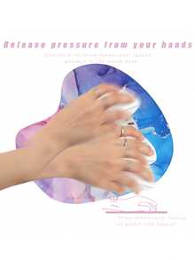 一款精美的大理石纹腕托鼠标垫+键盘支架+游戏鼠标垫+杯垫，加厚防滑设计，带腕托，办公电脑防滑鼠标垫，男女通用，学习用品，办公用品，返校季游戏鼠标垫