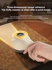 LED Display Lint Remover, Household Fabric Shaver, Portable Lint Brush Trimmer