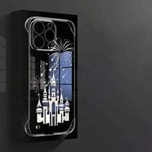 Fireworks Castle Clear Hard Phone Case for  16 Pro 13 Pro Max 14 15 Pro Max 11 12 Transparent Cover,Covercompatible with  17 Hülle, 17 pro Hülle, 17 promax Hülle - UUBNB05 - Übersicht 5