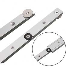 شريط انزلاق عالمي للنجارة، شريط انزلاق مزود بحلقة تثبيت، شريط انزلاق معدل للنجارة، مسار سكة انزلاق للمنضدة المنشار المنزلقة، أداة مساعدة لتعديل DIY لمقبض الدفع المحدود