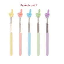 1/3/5pcs Random Color Telescopic Stainless Steel Teaching Stick - Perfect For Classroom And Home Teaching, Easy To Use Finger Reading Tool Durable And Lightweight