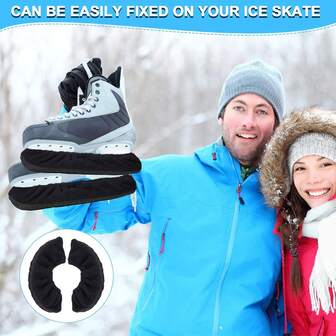 Ice Hockey Blade Protective Cover - Heavy-Duty Rust-Proof Protective Cover With Non-Slip Grip, Scratch-Resistant And Corrosion-Resistant Design, Suitable For Figure Skating, Ice Hockey, And Skiing - Compatible With All Shoes And Blades, Figure Skating Equipment, Stylish Design.