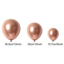 63 pezzi/123 pezzi (1 set) Decorazione palloncini per festa in oro rosa, set di arco e ghirlanda di palloncini, albero di palloncini fai-da-te, arco di palloncini, compleanno, matrimonio, San Valentino, decorazione festa, festival, profumo di palloncini per matrimonio, set di palloncini - Multicolore - Visualizzare 3