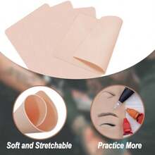 GSYY 10 PCS Tattoo Practice Skins 5.7 "X7.6" Double Sided Tattoo Fake Skin Tattoo Ast Practice Skin For Tattooing Skills Imvement - Multicolor - View 2